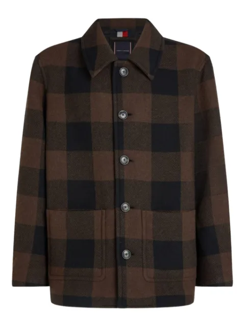 Tommy Hilfiger checked buttoned jacket
