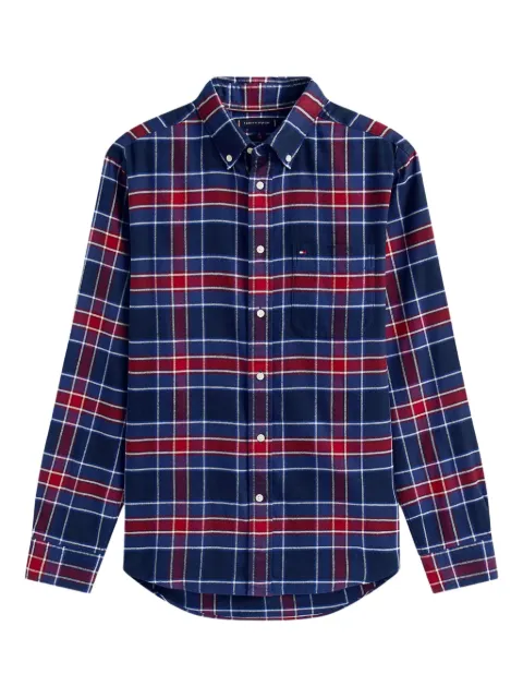 Tommy Hilfiger plaid pocket shirt
