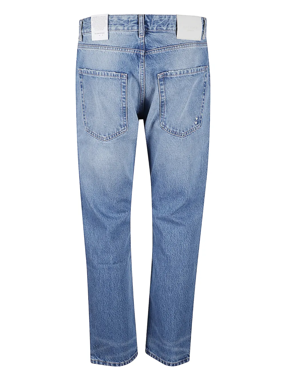 ICON DENIM Josh buttoned straight-leg jeans - Blauw