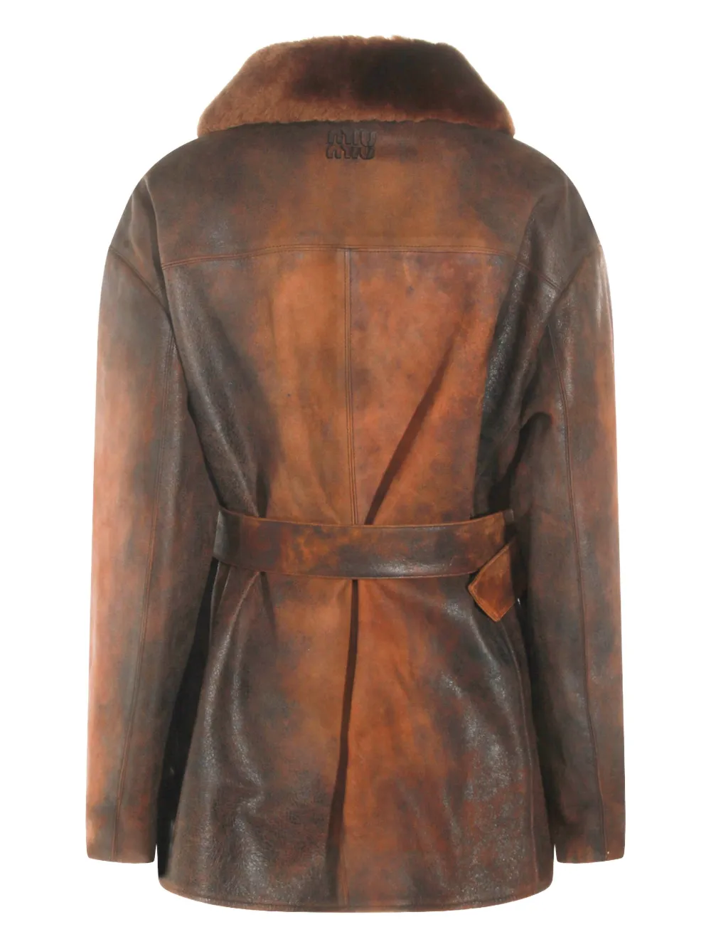 Miu Miu leather double-breasted jacket | Leather Jackets | Image 2