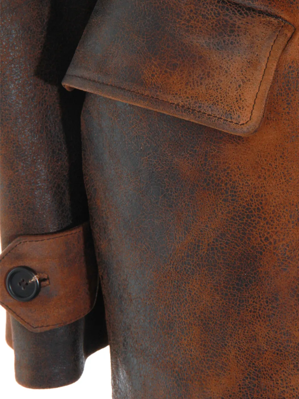 Miu Jack van imitatieleer Bruin