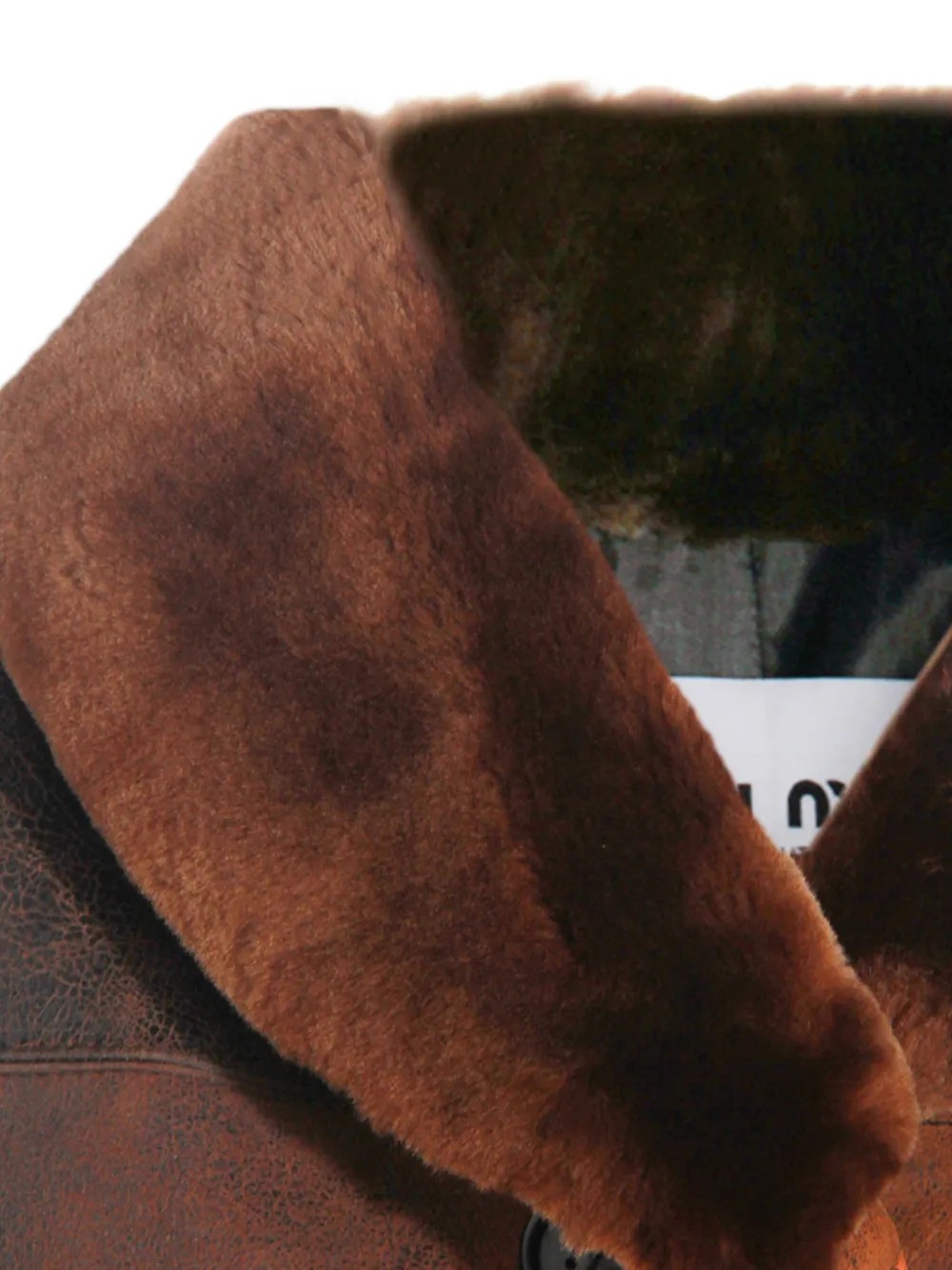 Miu Jack van imitatieleer Bruin