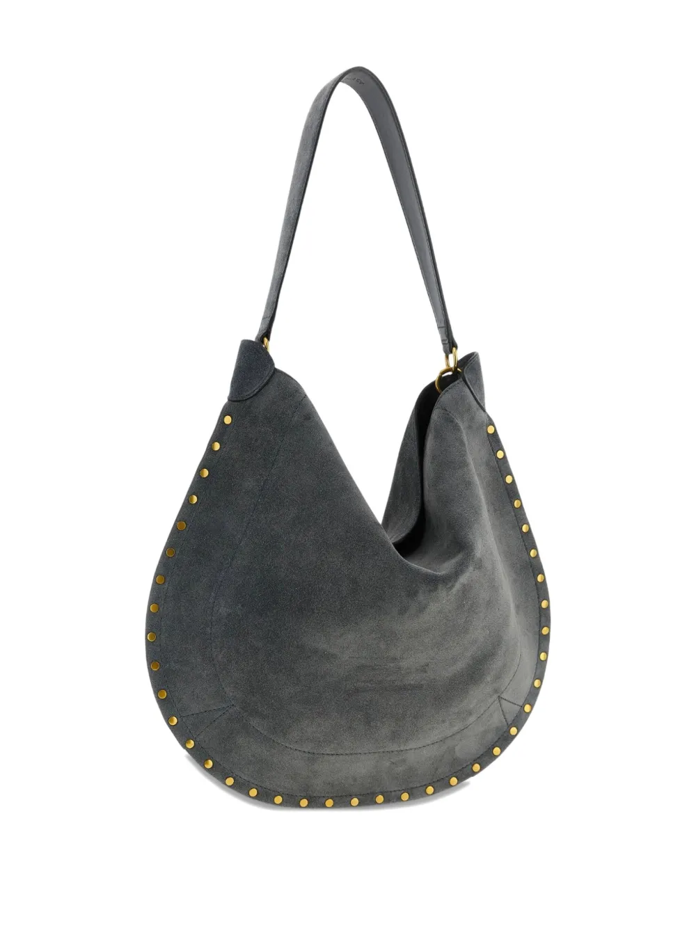 MARANT Oskan studded shoulder bag - Grijs