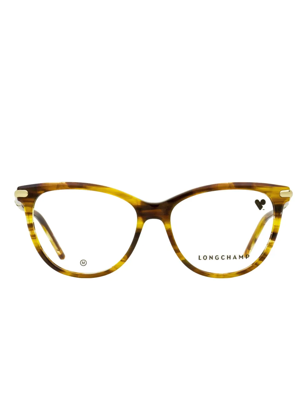 Longchamp Geometric-square Frame In Green