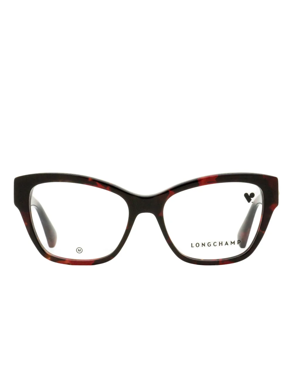 Longchamp Geometric-butterfly Frame In Brown