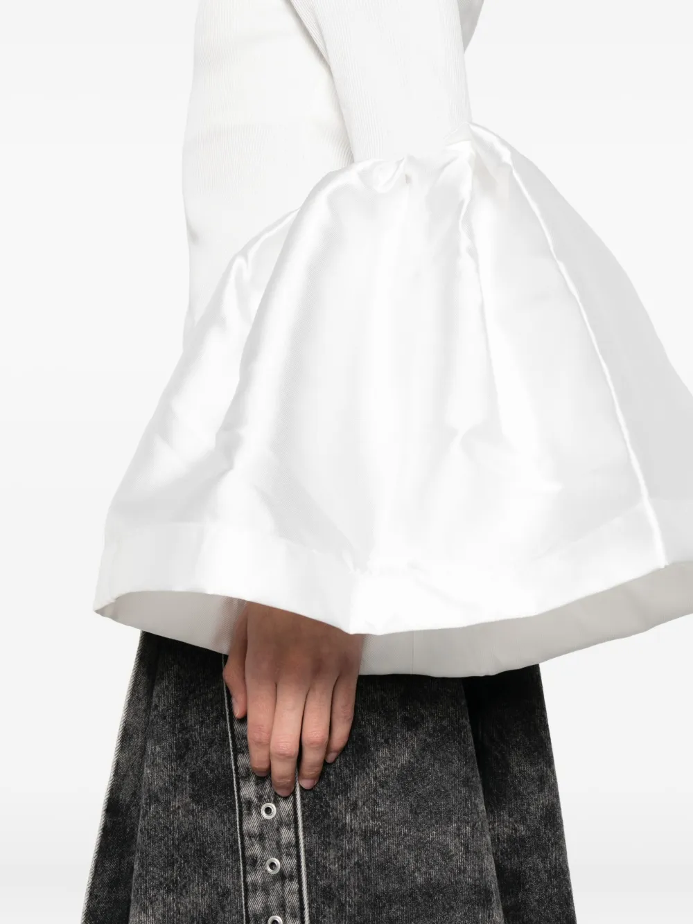 Marques'Almeida Off-shoulder top Wit