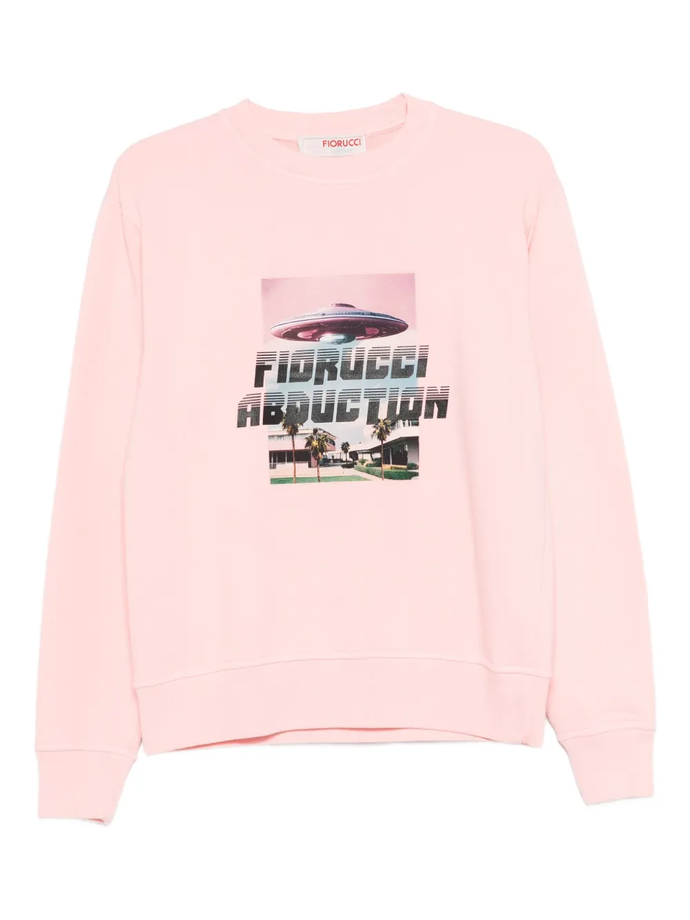 Fiorucci Abduction Printed Sweatshirt In Pink