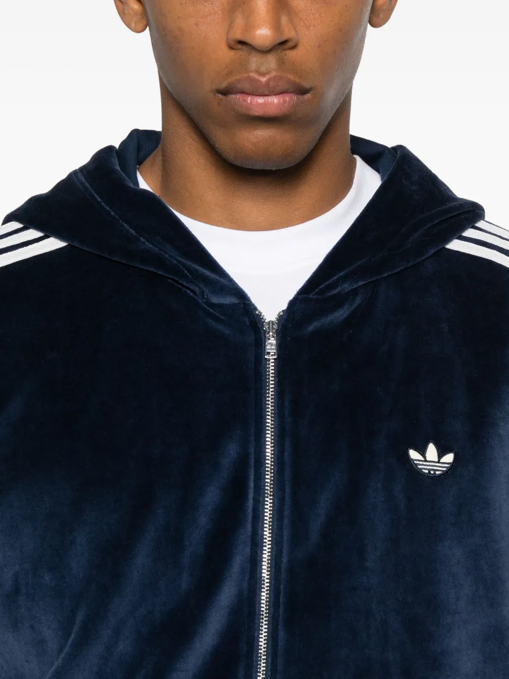 Adidas Originals X Avavav Zip-up Sweater In Blue