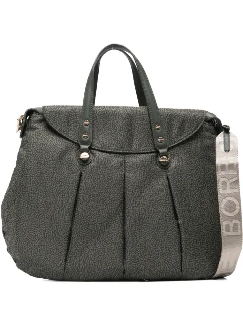 Borbonese pleat-detail tote bag