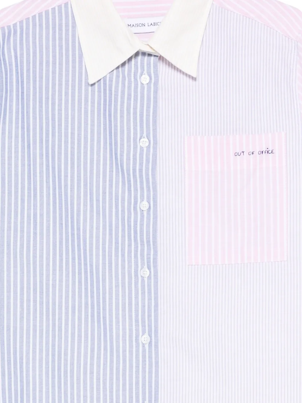 Maison Labiche Loutil gestreepte blouse Blauw