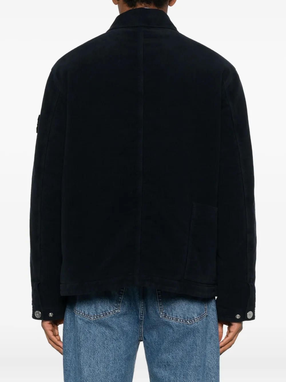 Stone Island Jack met zakken Blauw