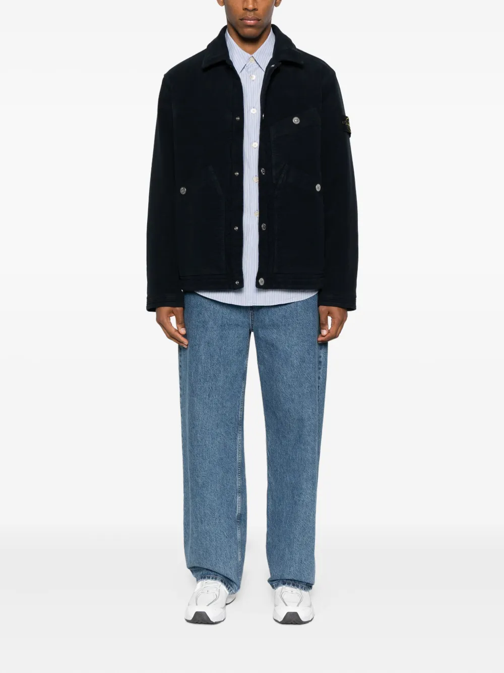 Stone Island chaqueta con bolsillo con botón | Sobrecamisas | Image 2