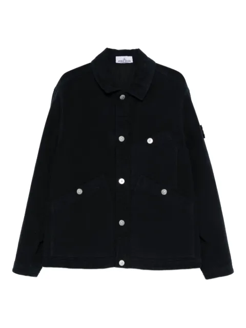 Stone Island chamarra con bolsillo con botones
