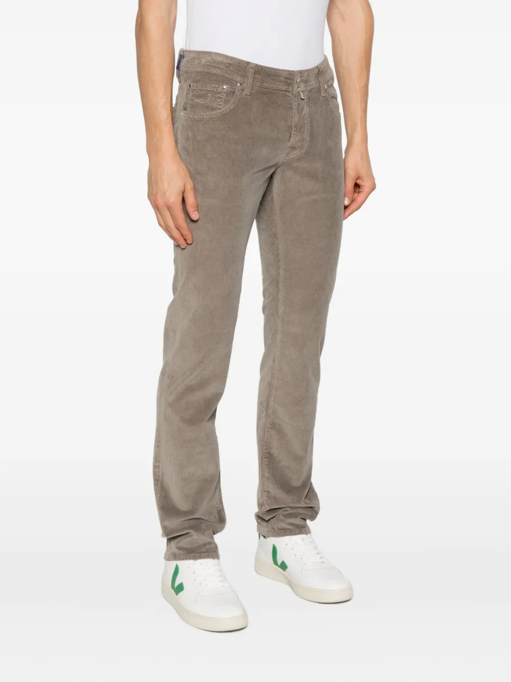 Jacob Cohen Men Slim Fit Denim Jeans In Brown