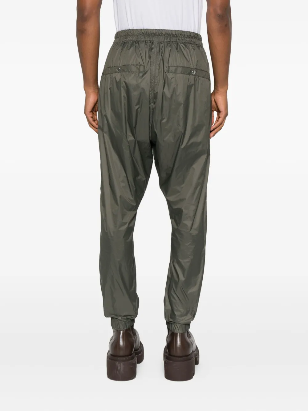 Rick Owens Broek met trekkoord Groen