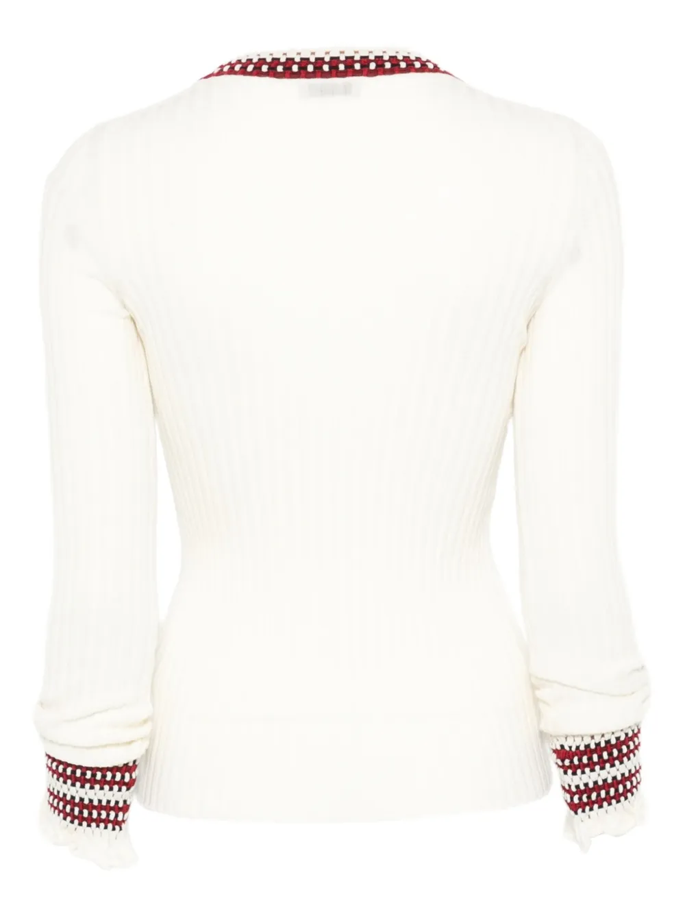 MRZ ribbed trim top | Knitted Tops | Image 2