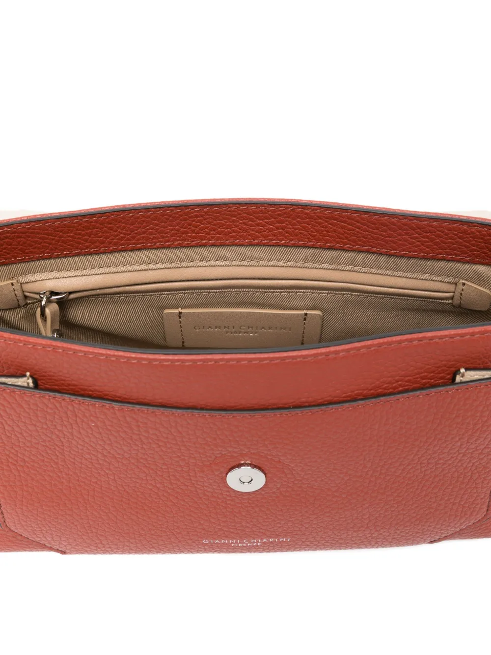 Gianni Chiarini Brina Leather Shoulder Bag In Red