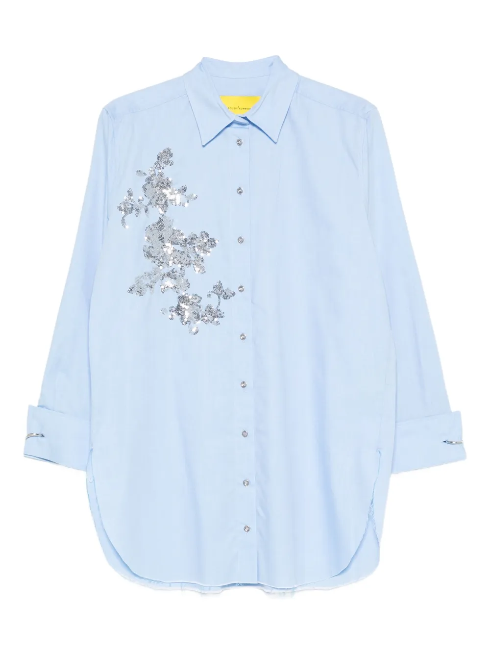 Marques'Almeida sequin-embroidered shirt - Nero