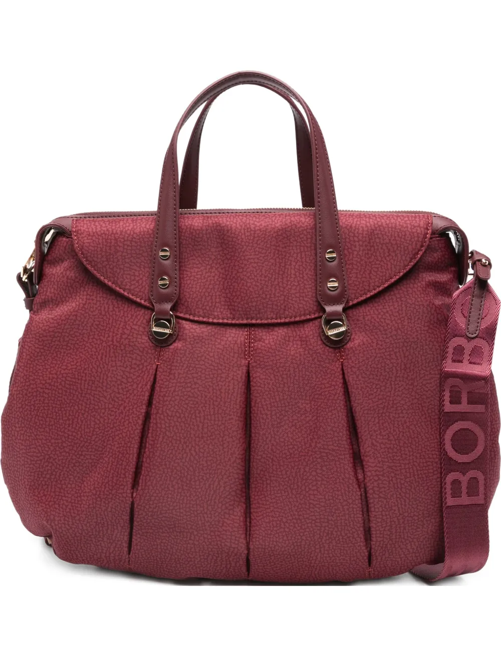Borbonese Borsa tote con pieghe | rosso | Image 1