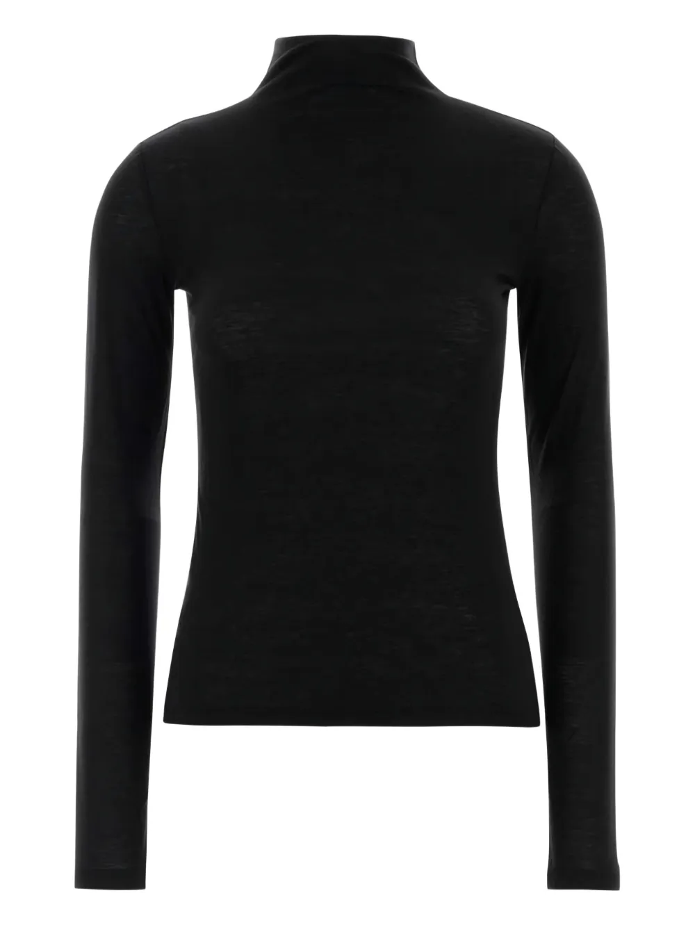 Calvin Klein Top Slim With A Turtle Neck In Black
