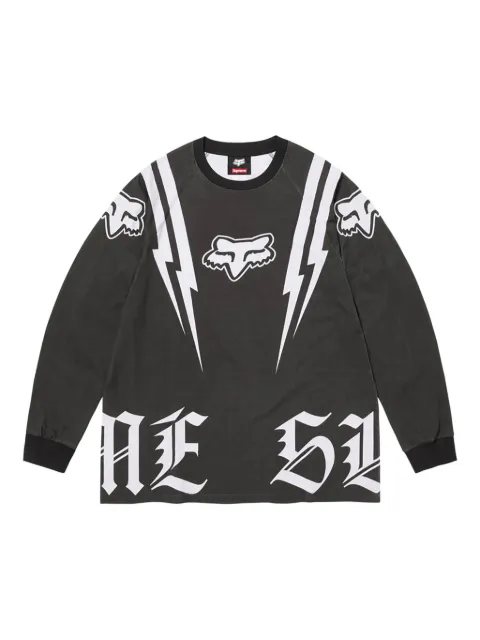 Supreme playera manga larga en colaboración con Fox Racing®