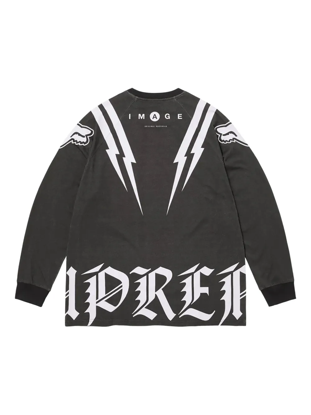 Supreme X Fox Racing® Long-sleeve T-shirt In Black