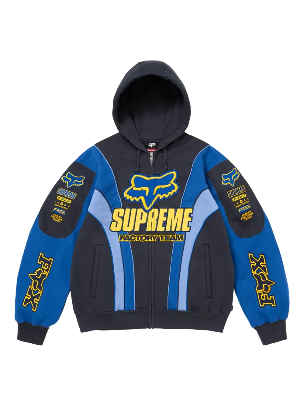 Supreme x Fox Racing® ジップ パーカー - ブルー