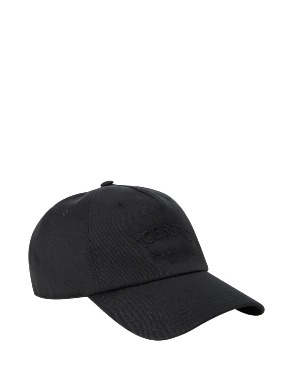 Iceberg logo-embroidery cap | Black | Image 1