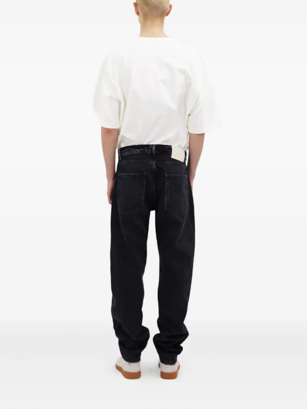 Icon Denim Belt-loop Jeans In Black