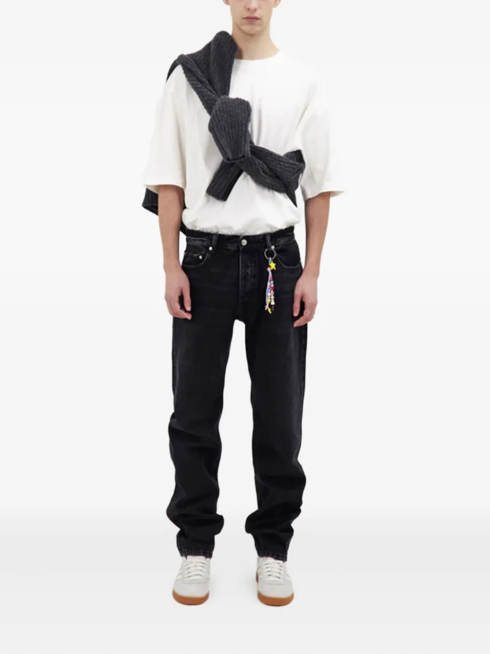 ICON DENIM Kanye jeans - Zwart