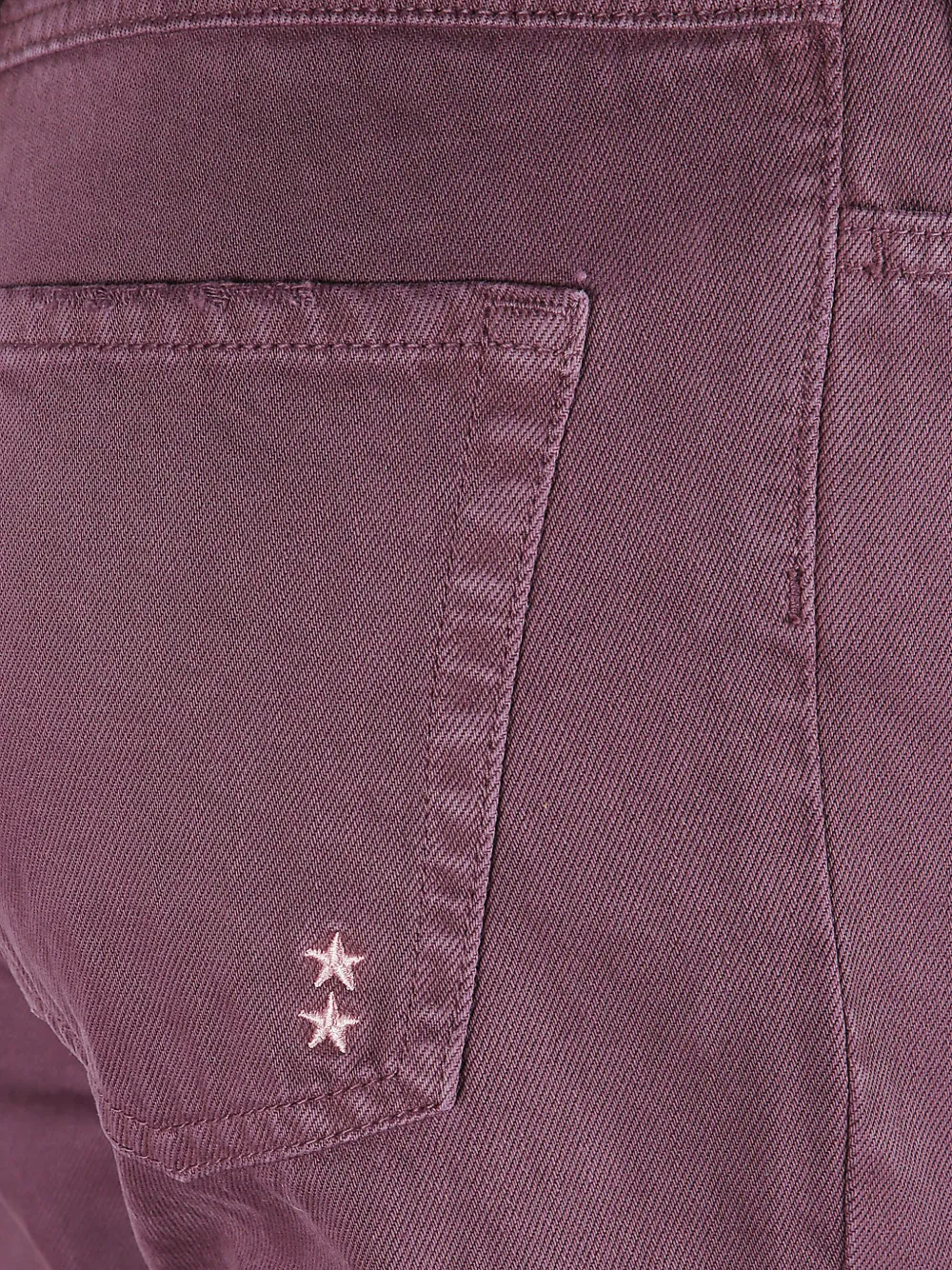 Icon Denim Star-detail Straight-leg Jeans In Purple