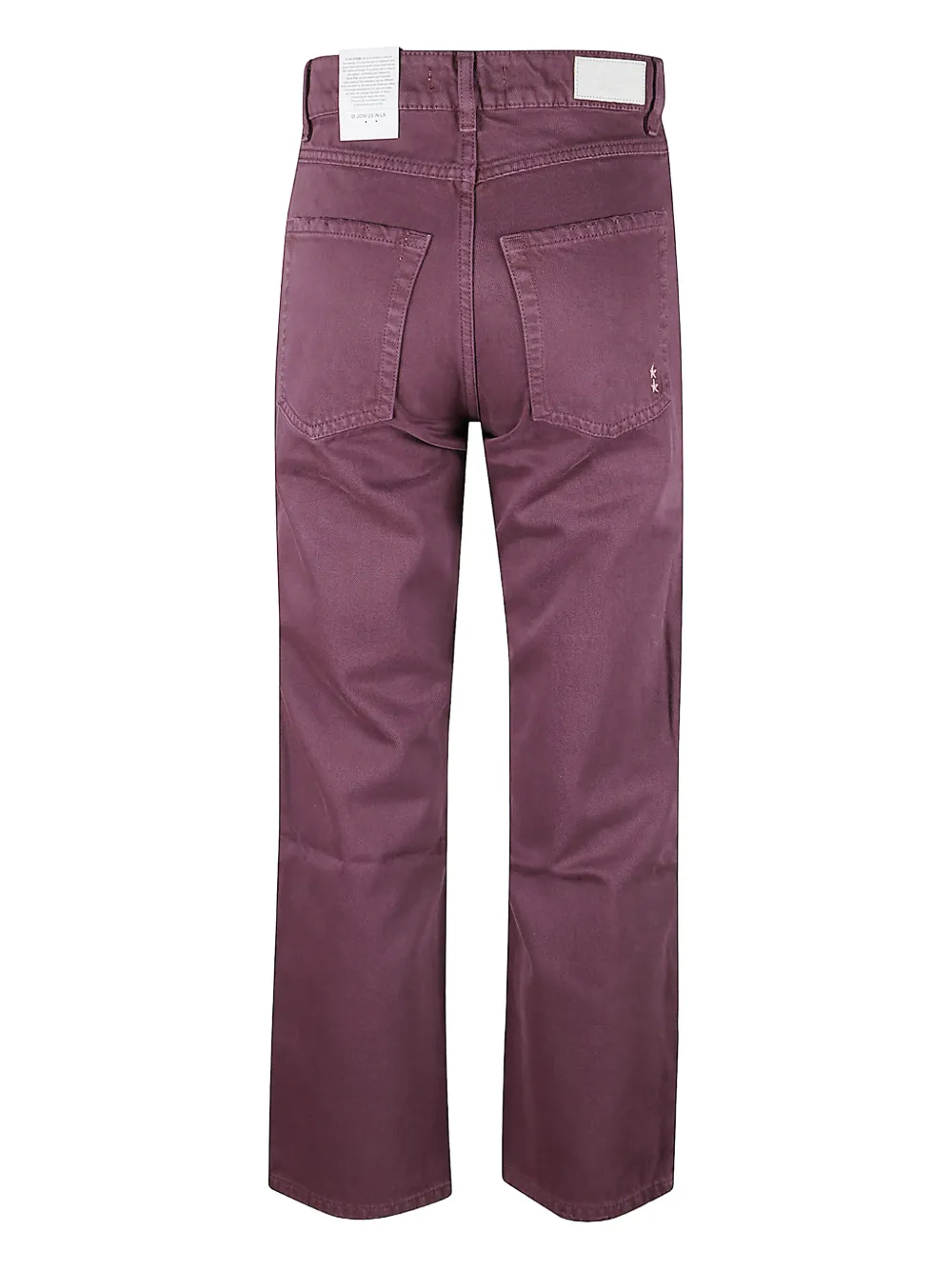 ICON DENIM star-detail straight-leg jeans - Paars
