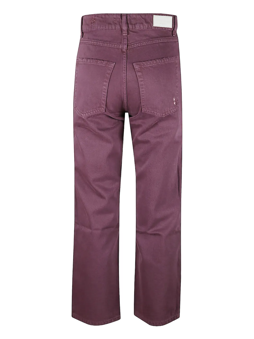  Icon Denim Star-detail Straight-leg Jeans - Purple 