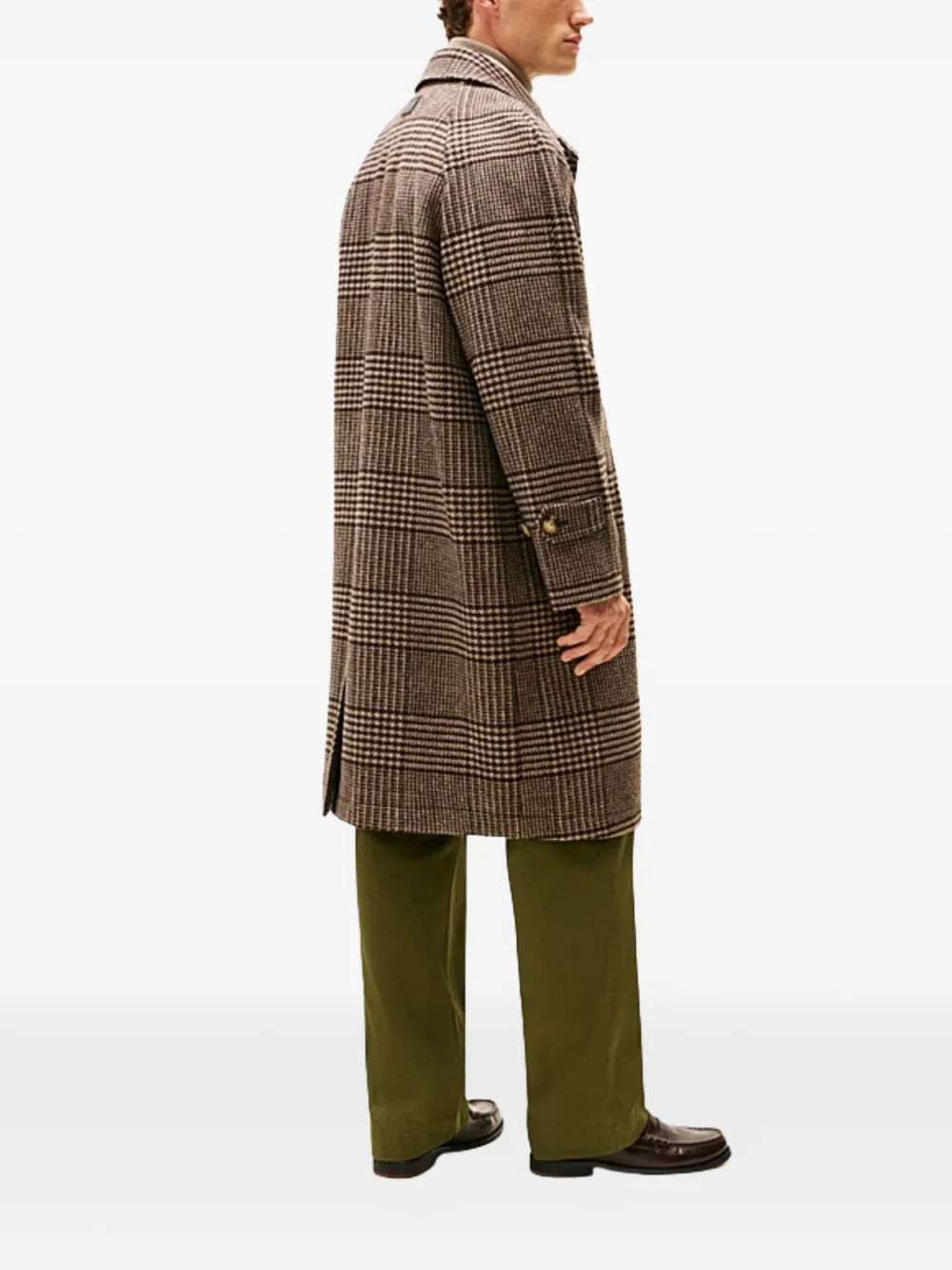 Tommy Hilfiger buttoned checked coat | Single Breasted Coats | Image 2