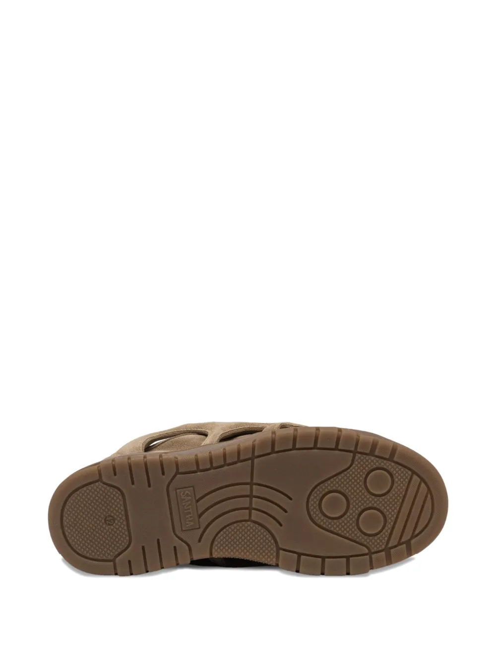 SANTHA Model 1 sneakers met uitgesneden details Bruin