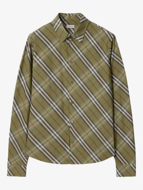 Burberry check-cotton shirt