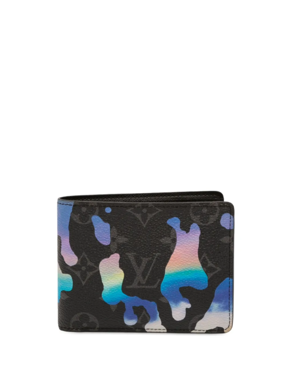 Louis Vuitton Pre-Owned 2021-2025 Monogram Eclipse Sunrise Multiple Wallet small wallets | Black | Image 1