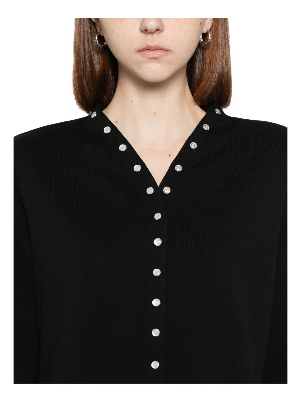 Agnès B. 2004 Snap Top In Black