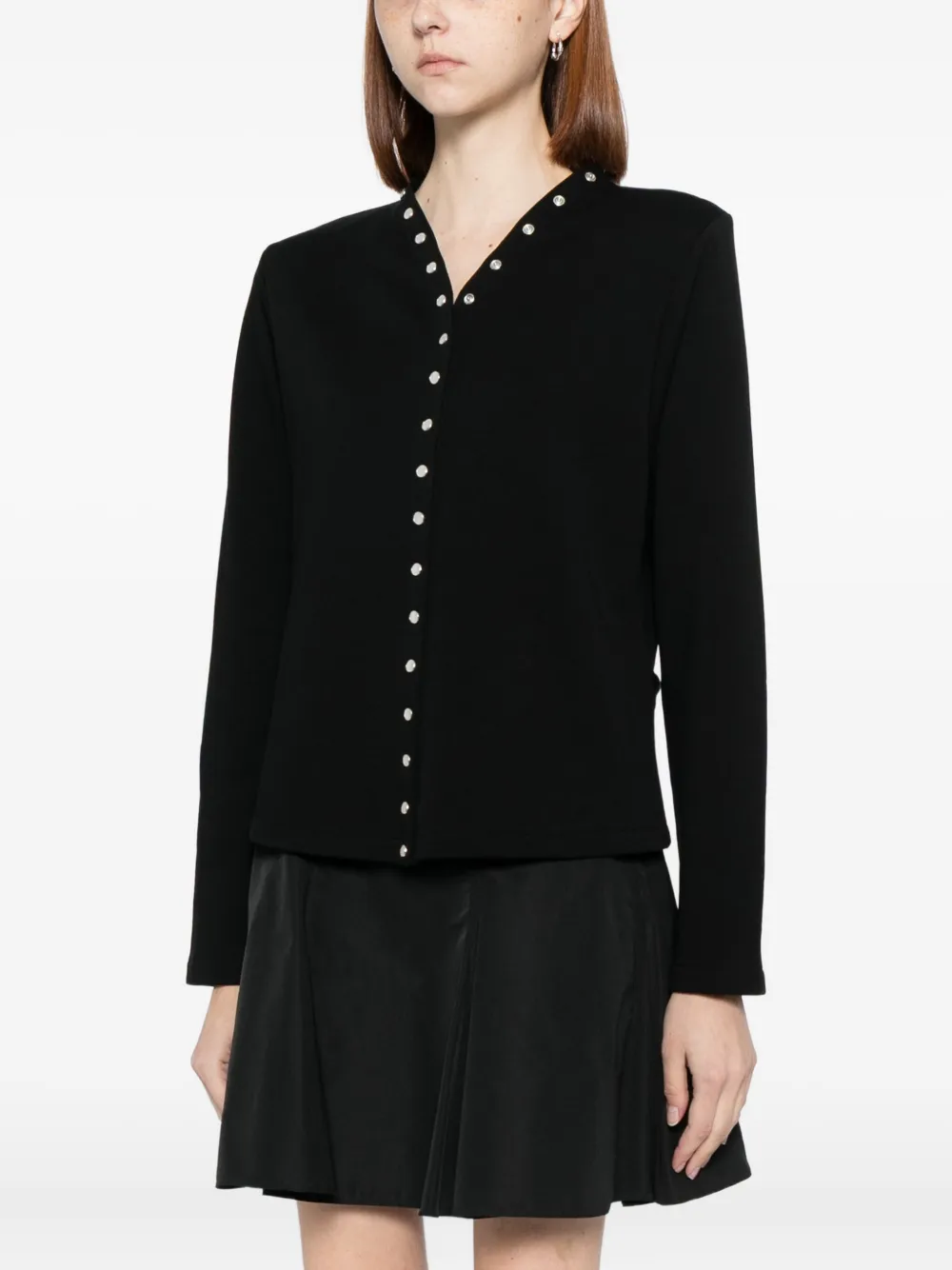 Agnès B. 2004 Snap Top In Black