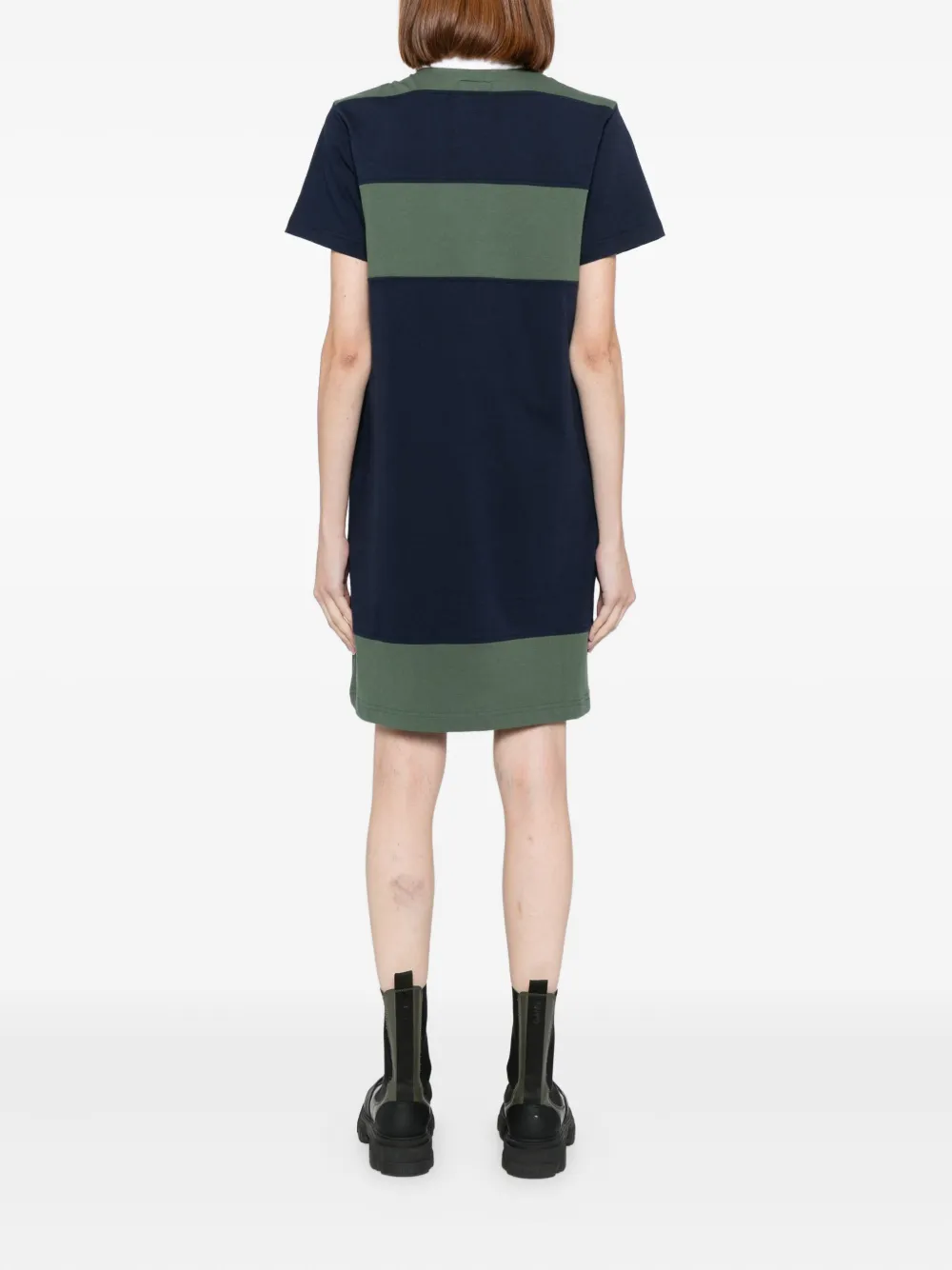 Sport B. By Agnès B. Logo-patch Dress In Blue