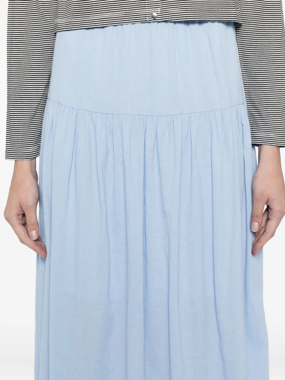 To b. by agnès b. Katoenen rok Blauw