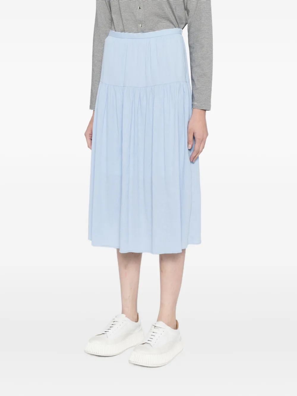 To b. by agnès b. Katoenen rok Blauw