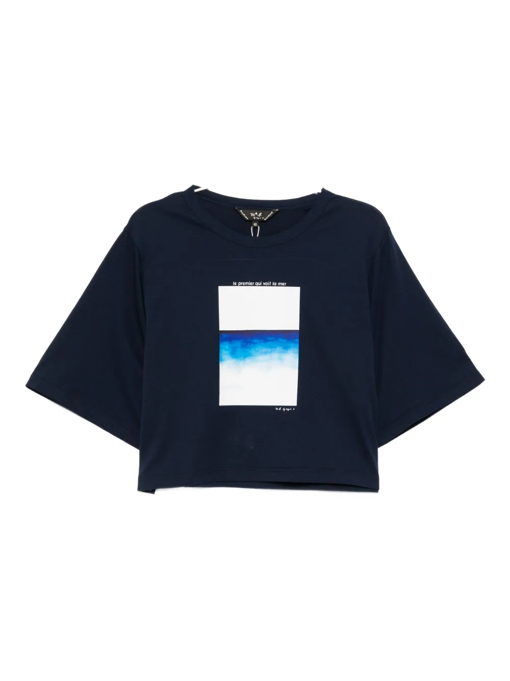 To B. By Agnès B. Graphic-print T-shirt In Blue