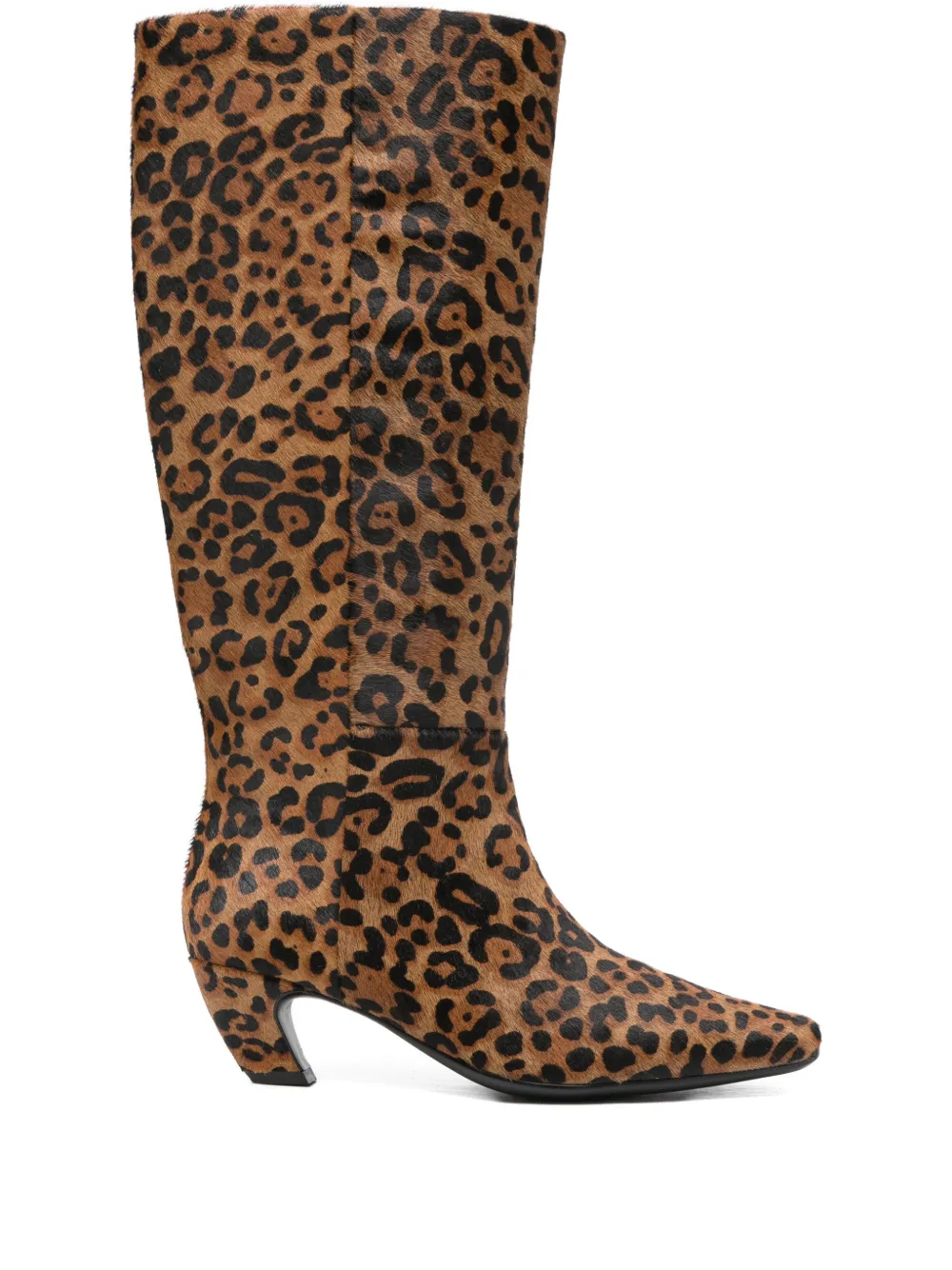Marc Ellis botas altas con animal print | marrón | Image 1
