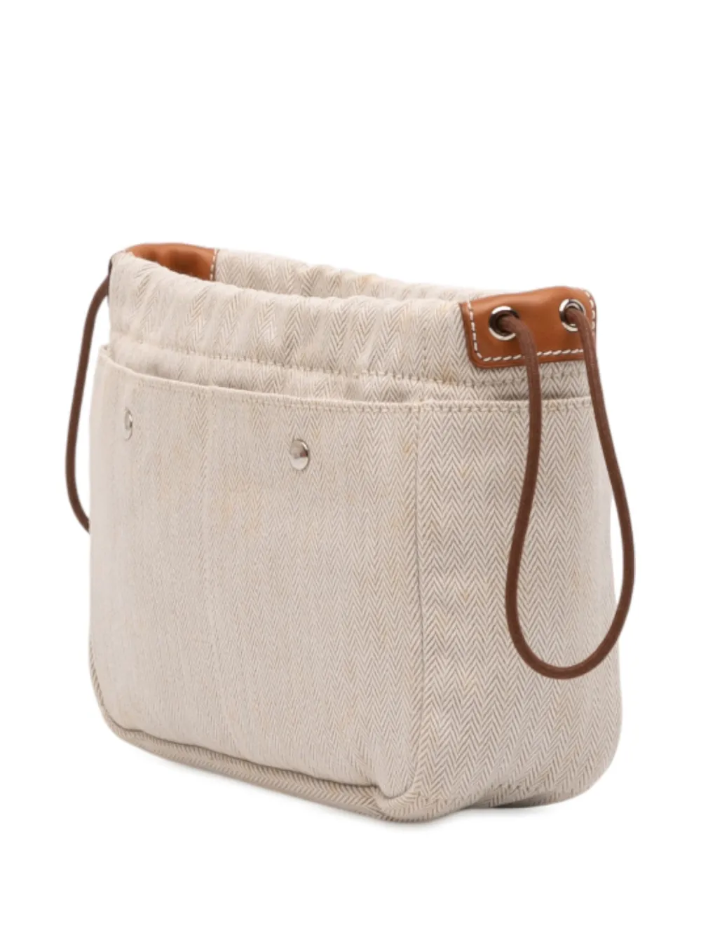 Hermès Pre-Owned 2019-2025 Toile and Barenia Fourbi 20 pouch | Image 2