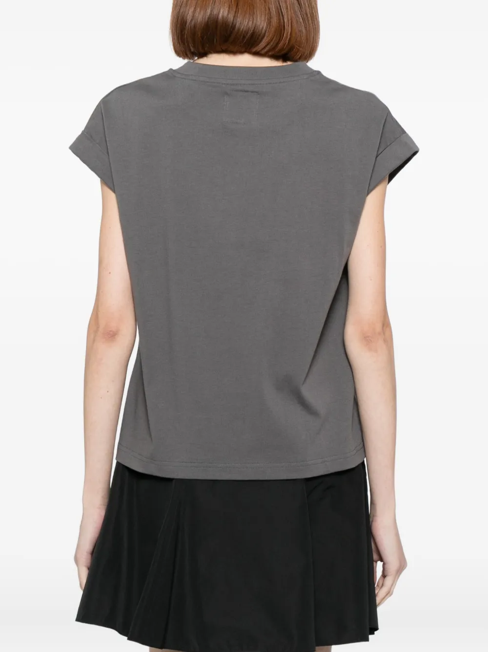 Sport B. By Agnès B. Logo-embroidered T-shirt In Gray