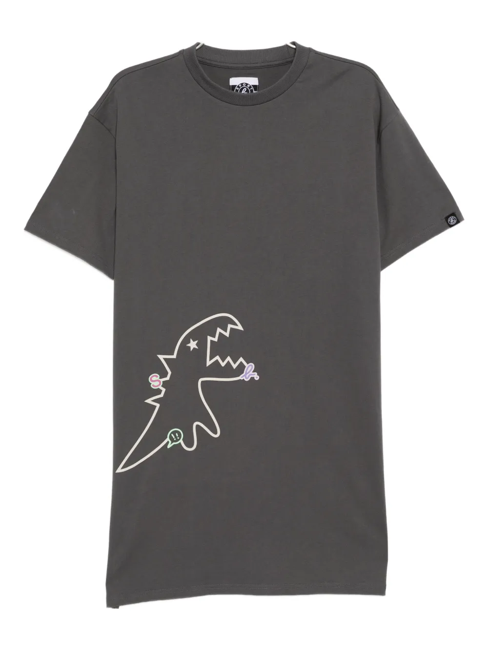 Sport B. By Agnès B. Dino-print Dress In Gray