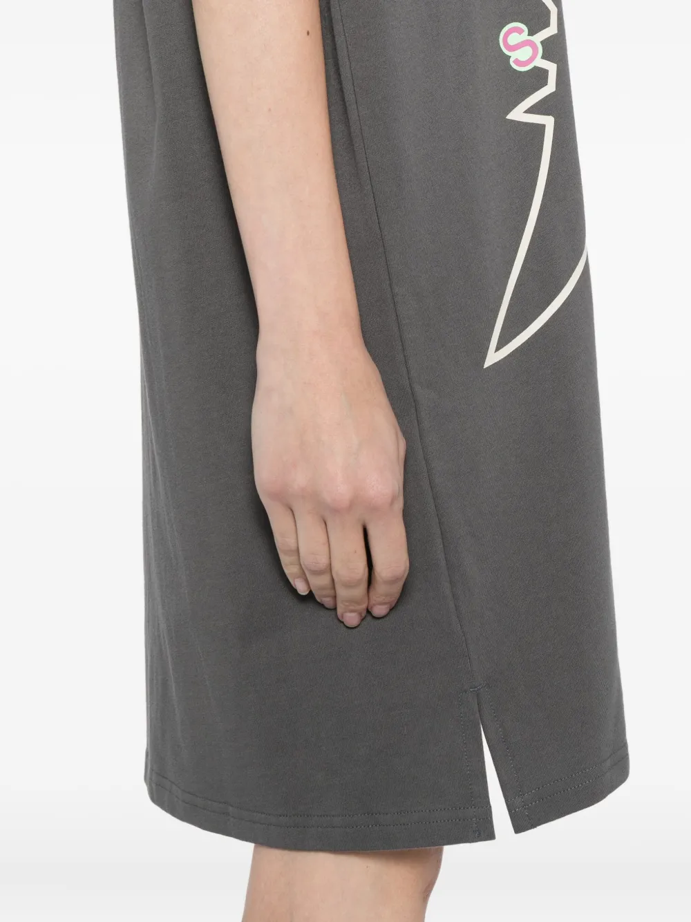 Sport B. By Agnès B. Dino-print Dress In Gray