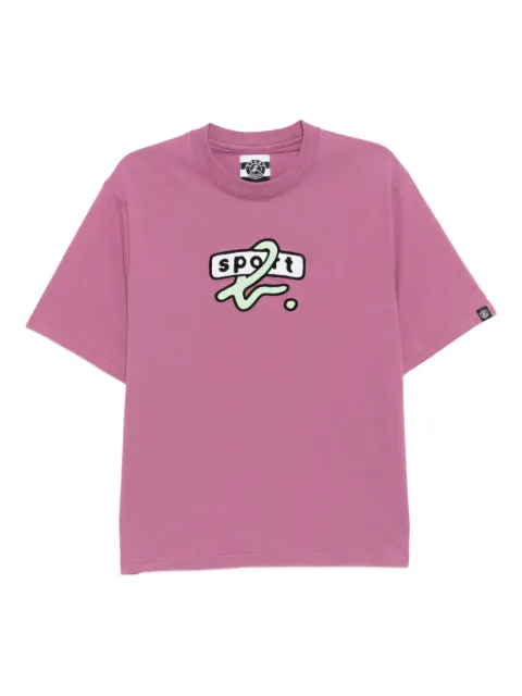 SPORT b. by agnès b. logo-embroidered T-shirt