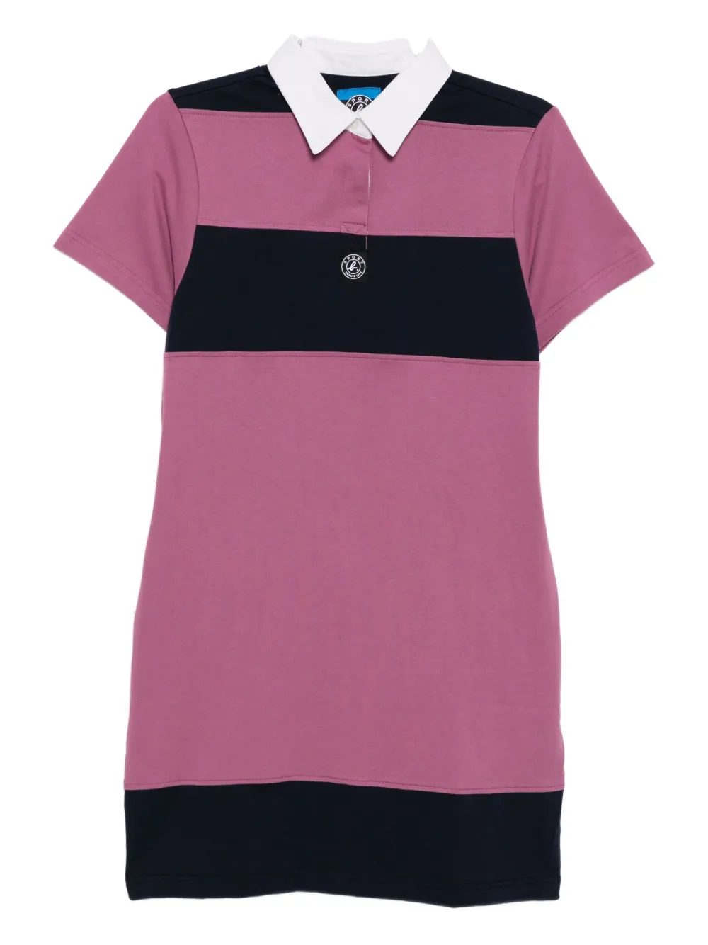 Sport B. By Agnès B. Logo-patch Dress In Pink